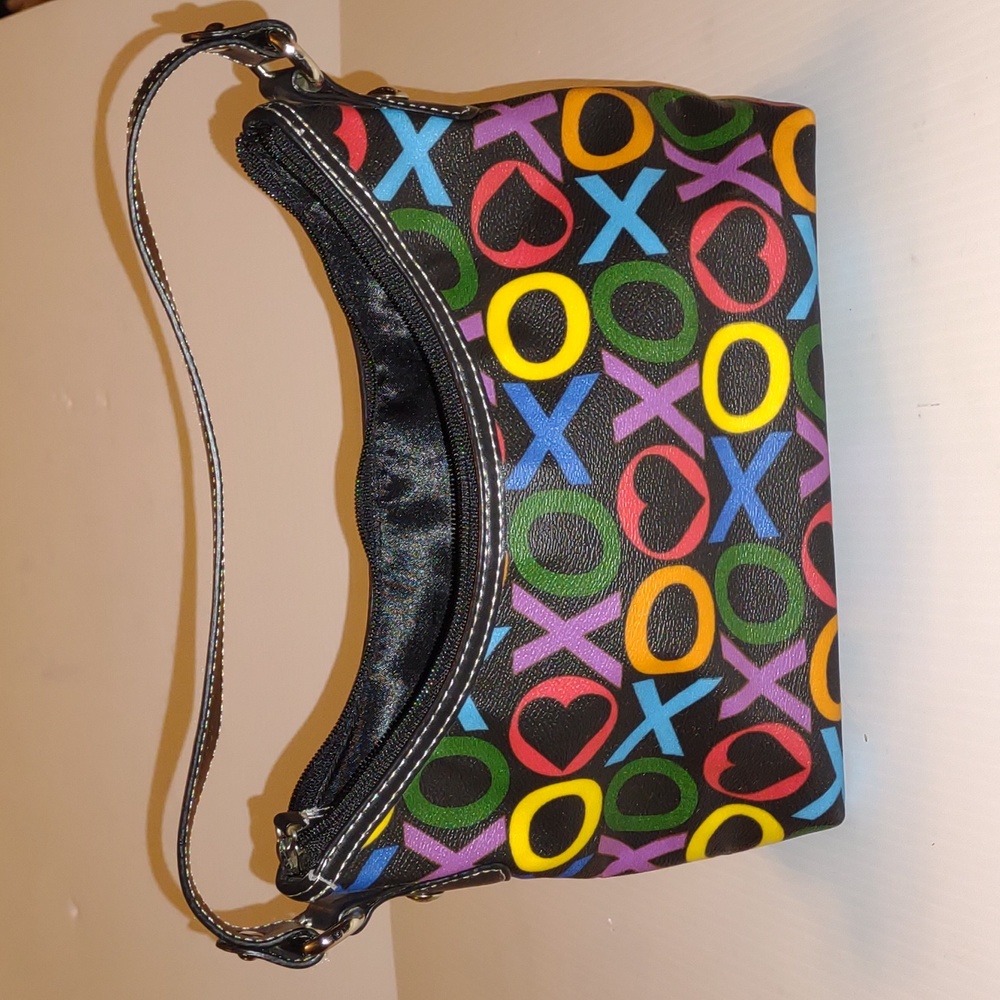 ♥️🌀🤸VINTAGE Y2K XOXO Accessories Rainbow Logo Purse - Picture 6 of 15